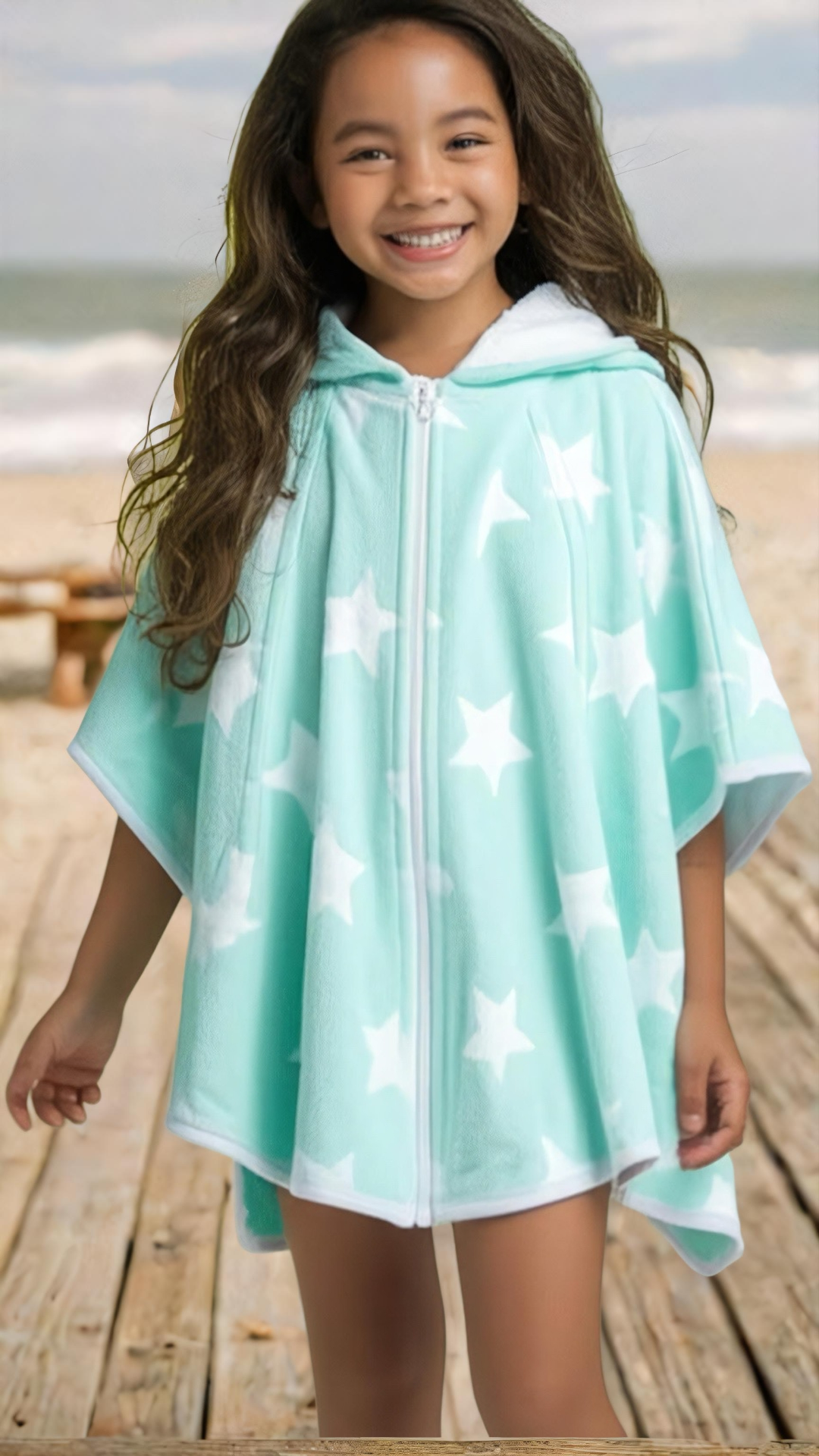 Organic Turkish Cotton Girls Swim Cover