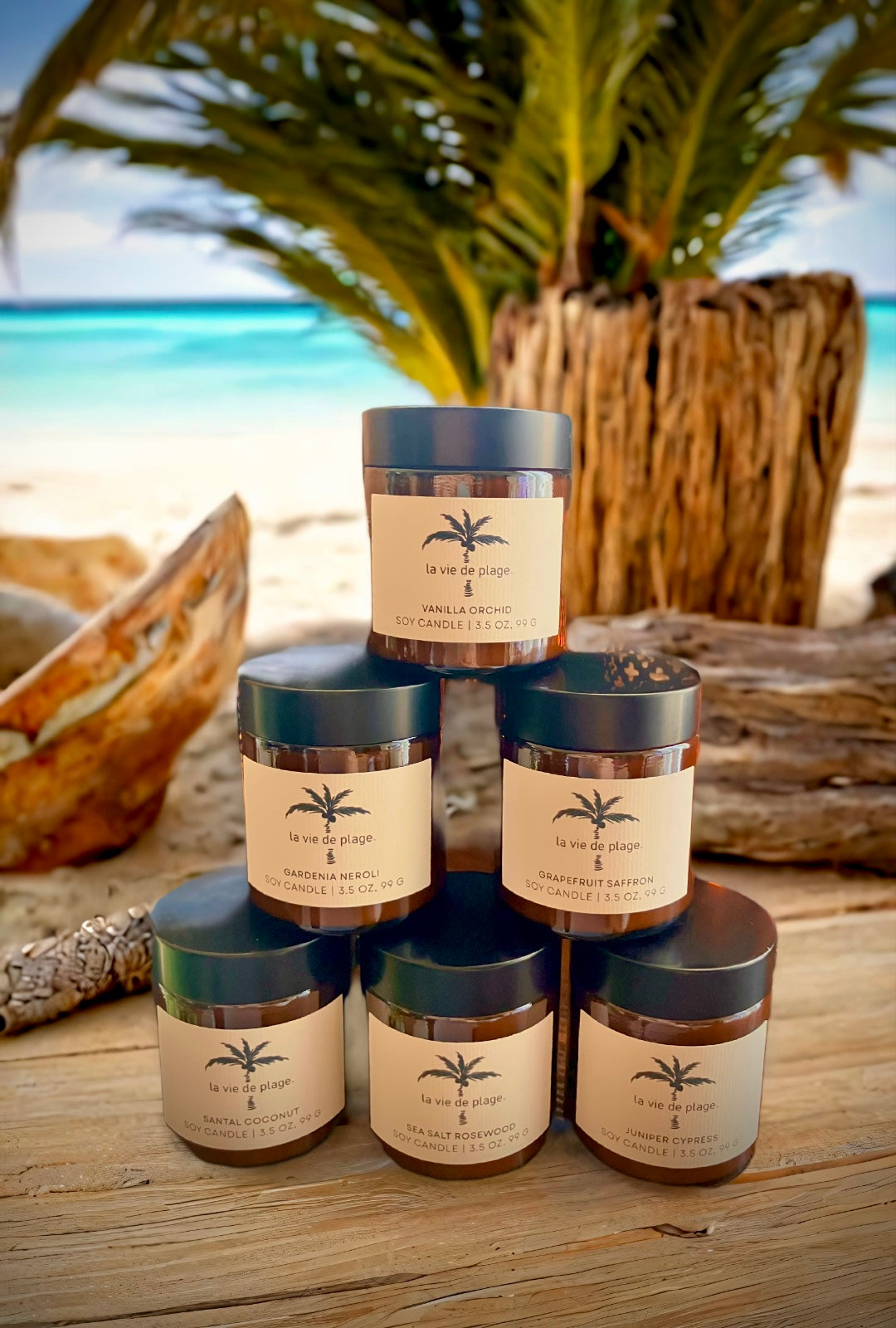 3.5oz Organic Soy Island Essence Candle