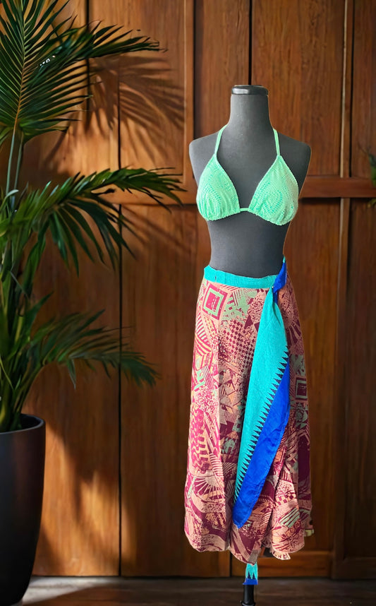 Boho Wrap Beach Skirt