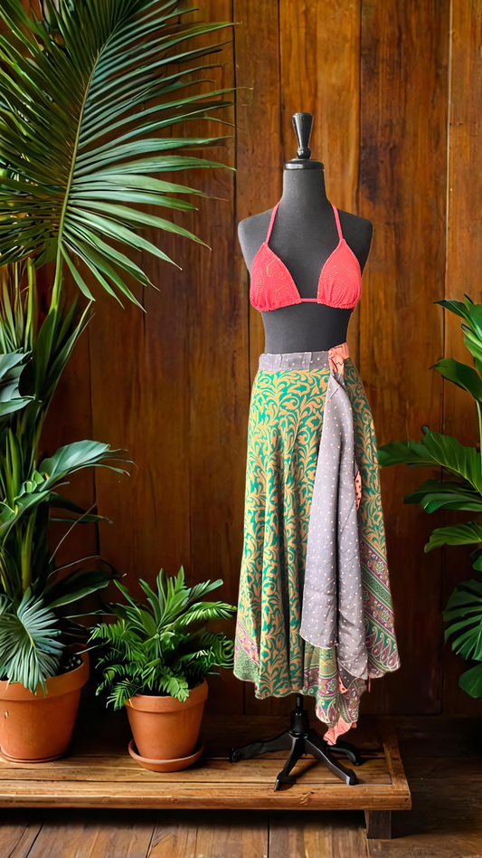 Boho Wrap Beach Skirt