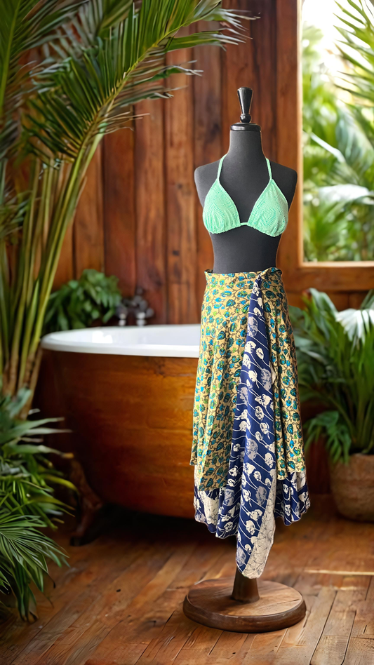 Boho Wrap Beach Skirt