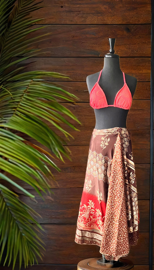 Boho Wrap Beach Skirt